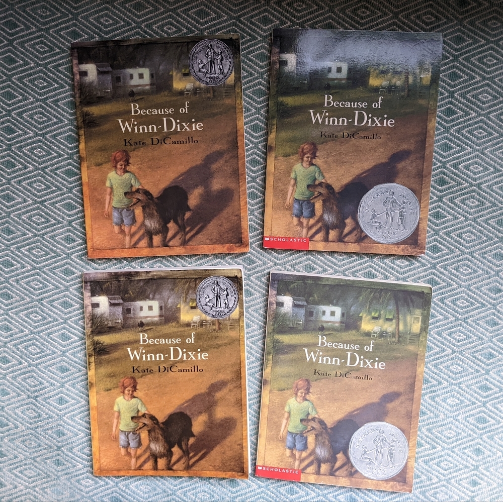 Because of Winn-Dixie by Kate DiCamillo Classroom Bundle of 4 Books